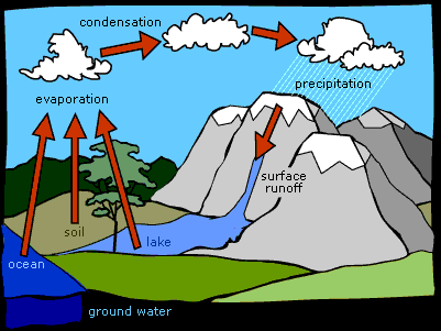 Water Cycle Image Map